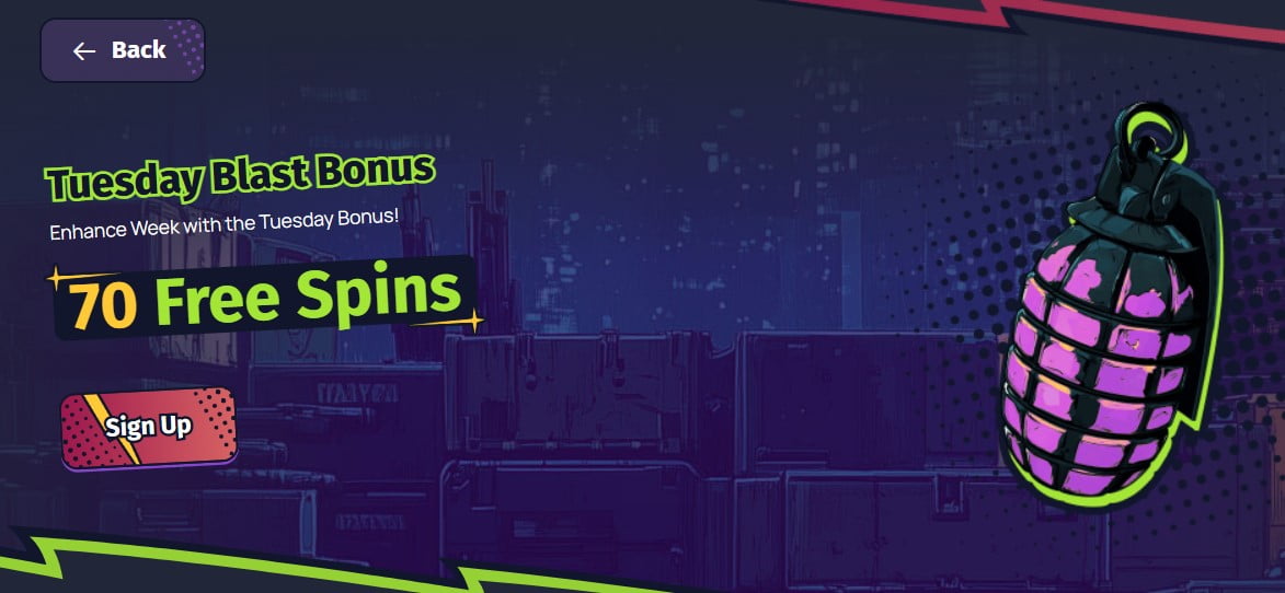 spinlander Keddi Robbanás Bónusz